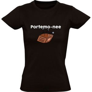 Portemo-nee Dames T-shirt| blut | arm | geen geld | portemonnee | portefeuille | grappig