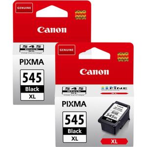 Canon, Inkt, PG-545XL inktpatronen zwart duoverpakking (BK)