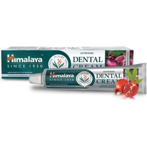 Himalaya Ayurvedic Dental Cream Neem & Granaatappel Tandpasta - 100 g - Toothpaste Neem & Pomegranate - Voorkomen van Bloedend Tandvlees en Dagelijkse Verzorging tegen Kiemen