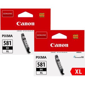 Canon, Inkt, CLI-581XL Cartridges Zwart Duo Pack