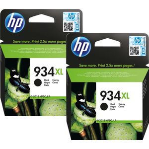 HP - 934XL - Inktcartridges - Zwart - Duo Pack