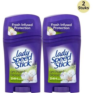 Lady Speed Stick Orchard Blossom - Deo - Deodorant Vrouw - Deodorant - Anti Transpirant - Antiperspirant - 48 Uur Bescherming - Deo Stick - Deo Rituals  -  2 x 45 g - Deodorant Vrouw Voordeelverpakking