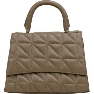 DSTRCT Puffed Park Handtas Taupe