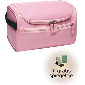 Ophangbare Toilettas met Haak - Licht Roze - Organizer - Travelbag - Dames & Heren - Reistas