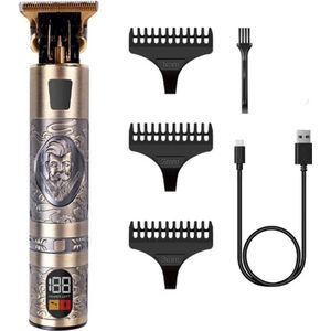Surker Hair Trimmer Sk-852 Usb Oplaadbare Tondeuse Kapsel Machine Olie Hoofd Clipper Baldhead Wit Haar Carving Graveren
