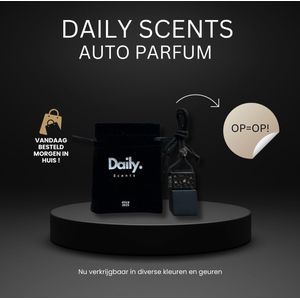 Daily Scents - Autoparfum - Autogeur - Auto luchtverfrisser - Geurverfrisser - Vrouwengeur - La Vie Es Bell - Mat Zwart - 8ml