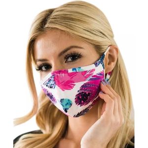 Girly print – wasbaar mondkapje