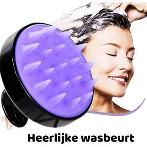 Siliconen haarborstel - Anti-roos - Hoofdhuidverzorging - Massageborstel - Gezond Haar - Haarverzorging