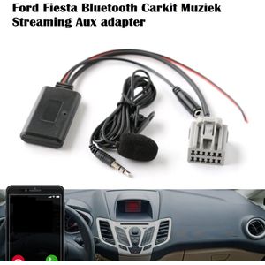 Passend Voor Ford Fiesta 5.0 Bluetooth Carkit Muziek Streaming Aux Adapter Input Kabel 2008 t/m 2010