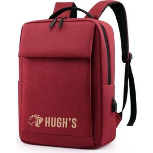 Schoolrugzak 43*32*12 cm Unisex, Dagelijkse Backpack, Reistas, Opladen Laptop Rugzak, Schoudertas, Zakelijke Rugzak(ROOD)