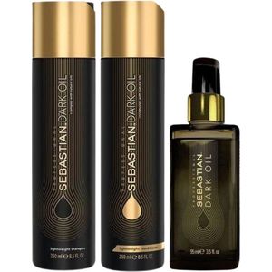 Sebastian - Dark Oil Lightweight Care Set - 2x250+95ml