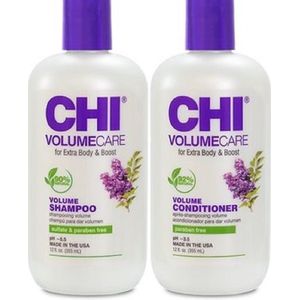 CHI Duo Pack VolumeCare Volumizing 355ml Shampoo + 355 ml Conditioner