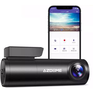 AZDome Dashcam M300 1296P Wifi Auto Video Recorder Zwart