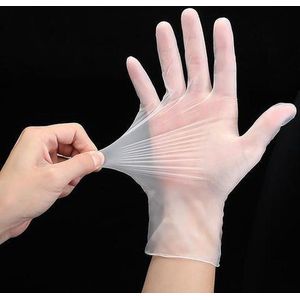 Handschoenen Vinyl Gepoederd Transparant Wegwerp - Extra Large - 100 stuks/doos