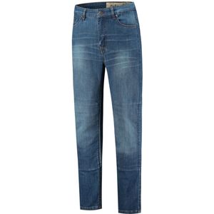 Rusty Stitches - Logan - Motorjeans - Zwart - CE EN 17092 Klasse A, Knie- en Heupbeschermers, Stretch Denim