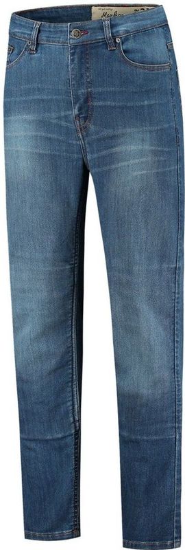 Rusty Stitches - Logan - Motorjeans - Zwart - CE EN 17092 Klasse A, Knie- en Heupbeschermers, Stretch Denim