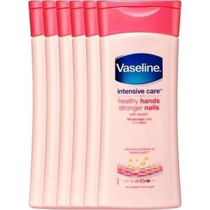 Vaseline - Handcrème - Healthy Hands Stronger Nails - 200ml x 6