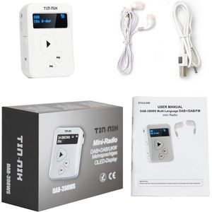 ShopGlobe - Mini Radio - Digitaal - Jack Output - Draagbare Radio