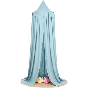 Bedhemel, baldakijn voor kinderen, ideaal voor babykamer, geboortecadeau, prinsessenbed, boho-effect en natuur (groen)