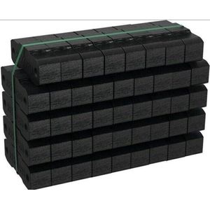 Rekord bruinkool briketten - pallet - 500kg - 20 pakken a 25 kg. - 44 briketten per pak (880 briketten)