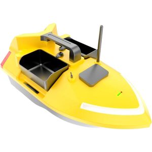 Voerboot Karper - Voerboten voor Karpervissen - Baitboat met Licht - 2KG Laadvermogen - 500M Bereik - Zon Geel