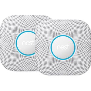 Google Nest Protect V2 - Koolmonoxidemelder - Batterij - Duo Pack