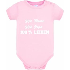 100 % Leiden Babyromper Meisje | Rompertje | Romper | Baby | Meisjesromper