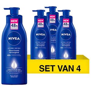 Nivea - Bodymilk Original - Bodylotion - 4x 400 ml - Pompje