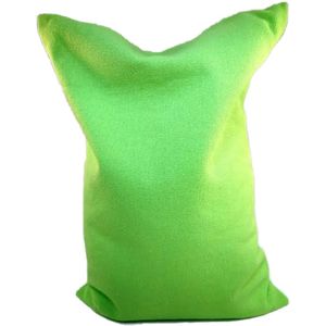 ​Ecologisch Kersenpitkussen met lavendel 30 x 20 cm (groen), voor soepele spieren en ontspanning - Groen - wasbaar hoesje