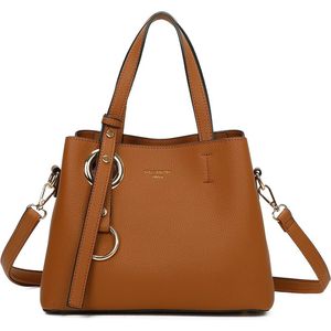 Gallantry - Handtas - Schooltas - Schoudertas - Crossbody - Werktas - Dames Tas - Tassen - Bruin