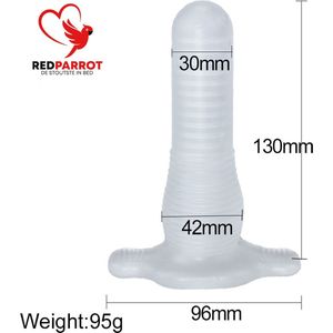 Holle dildo | Past een Penis of Vibrator in | Extra penetratie | Intens gevoel | Sleeve | Zeer goede kwaliteit | Buttplug | Anaal