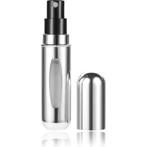 CMJ - Parfum verstuiver - Shiny Zilver - 5ml - Lipstickformaat - Navulbaar - Handig voor onderweg - Luxe