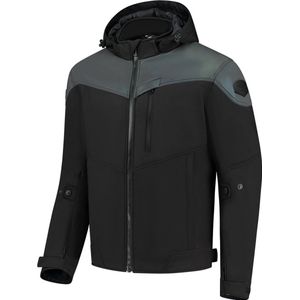 Rusty Stitches - William - Motorjas - Softshell - Zwart