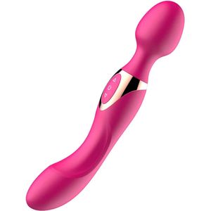 Dildo clitoris stimulator 2 in 1 - Anale en vaginale vibrator - Dubbele stimulans - 10 standen - Grote vibrator - Krachtige vibrerende dildo