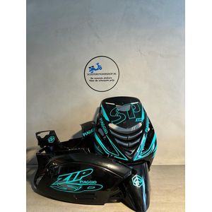 Piaggio zip - SP Outline Pakket - Piaggio Zip Accessoire - Scooter Accessoires - Scooter Stickers - Turqouise - Mat