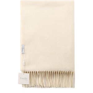 Emilie scarves – wintersjaal – wit – crème – lang