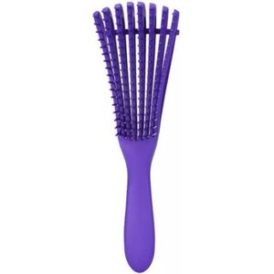 Antiklit Haarborstel | Detangling Brush | Hairbrush | Krullend Haar Verzorging | Stylingborstel | Magic Detangler Brush | Paars