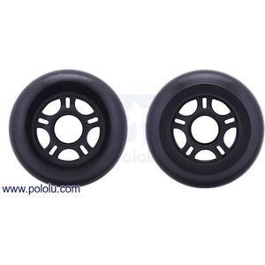 Scooter/Skate Wheel 84×24mm - Black Pololu 3275