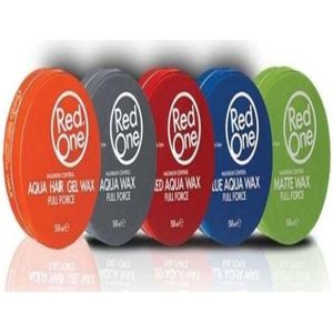 Red One Haarwax Range - Oranje Grijs Rood Blauw Groen