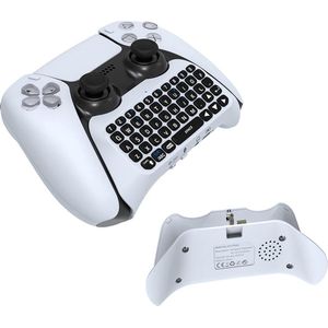 Equivera Geschikt voor PS5 Toetsenbord - Wit - Gaming Keyboard - Geschikt voor PS5 Keyboard - Geschikt voor PS5 Accessoires