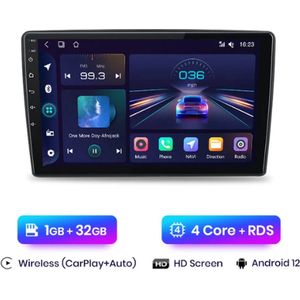 Android navigatie radio geschikt voor Citroen C5 2008 - 2017 met Apple Carplay en Android Auto