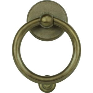 Ring klopper landelijk antiek brons messing Gröditz - 160 mm