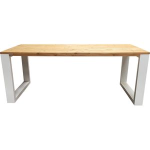 Wood4you - Eettafel New Orleans Roasted wood - 180/90 cm