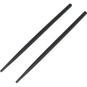 Haarsoires Haarspeld haarpinnen - Haarstokjes basic hout 18cm - Zwart - Set van 2 - Hair Sticks - Japanse Opsteekstokjes - Haaraccessoire voor Opsteekkapsel - Sierpinnen voor Opsteekkapsels - Hair Pins