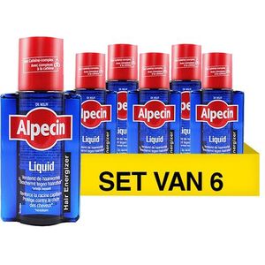 Alpecin - Liquid Hair Energizer - 6x 200 ml - Haargroeimiddelen