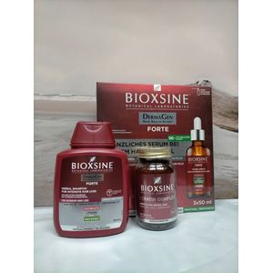 Bioxcin - Forte Intesieve Anti-Haaruitval Kuur (60 x Tablet 500 mg +1 X Shampoo 300 ml + 3 x 50 ml Serum)