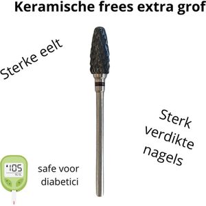 Keramische frees - Extra grof - Eelt - Nagels verdunnen
