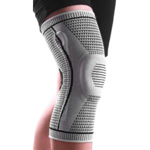 Kniebrace - Knie Versterking - Orthopedische kniebrace voor kruisband - Knieband voor meniscus - Kniebrace - Knie brace - Kniebrace meniscus - kniebrace dames - kniebrace artrose - kniebrace dames arthrose - Grijs M