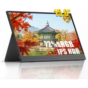 ZSUS - 15.6 Inch - Portable monitor - Draagbaar Beeldscherm - 1080P - Computer scherm - Extra scherm