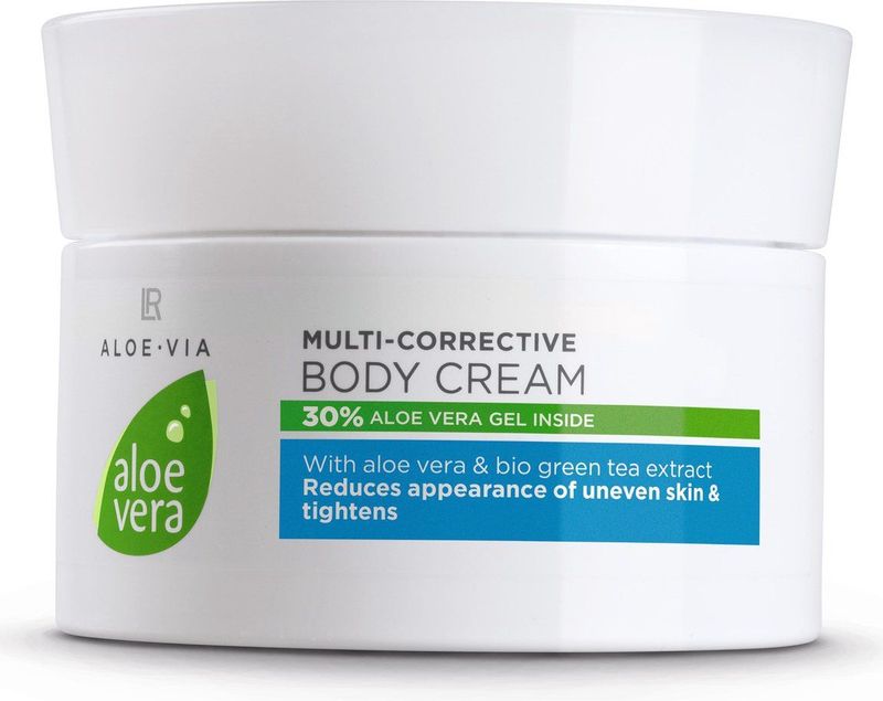 Aloë Vera - Corrective Body Cream - 200ml - Biologisch Groenethee-extract